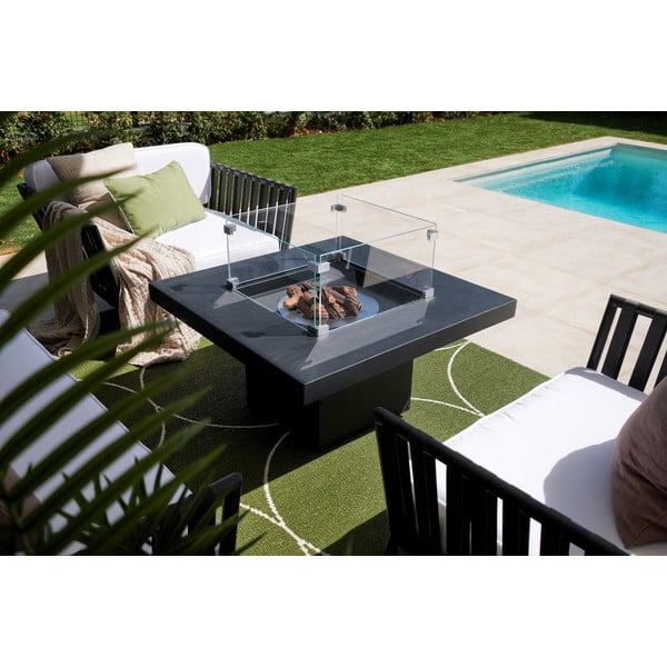 Tumeroheline sise/välisvaip 70x100 cm Boo Dark Olive – Pappelina-image-3