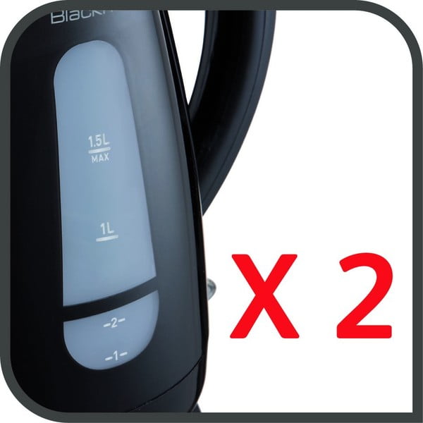 Must plastikust veekeetja 1,5 l KO299830 - Tefal-image-1