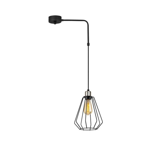 Must rippvalgusti metallvarjuga – Opviq lights-image-2