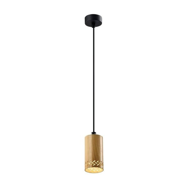  Must rippvalgusti puidust lambivarjuga ø 7 cm Tubo – Candellux Lighting