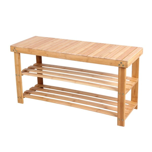 Bambusest riiul 8 paarile kingadele , laius 90 cm - Songmics