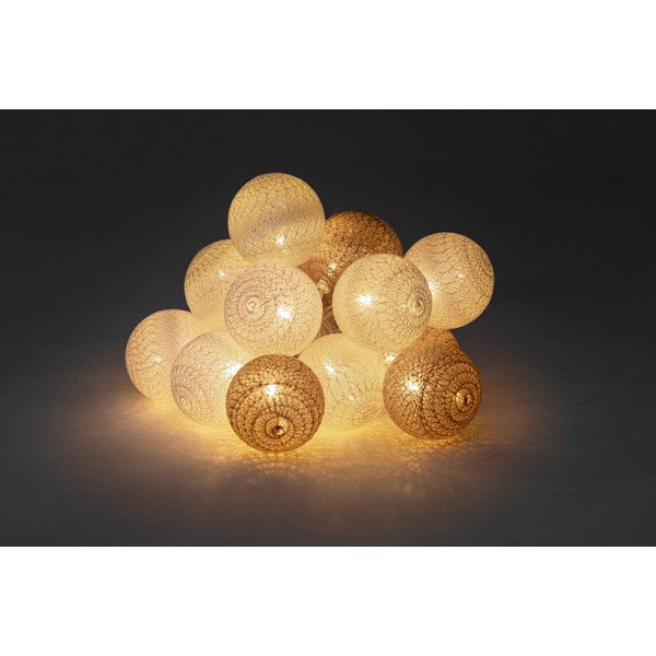 LED-pirnidega beež valguskett , 15 valgustit - LUKKA-image-1