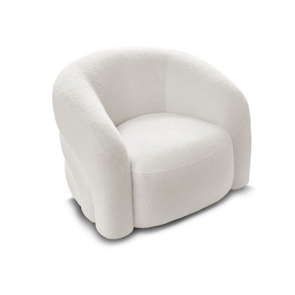 Valge pöördtool buklé kangast Elina - Bobochic Paris-image-4