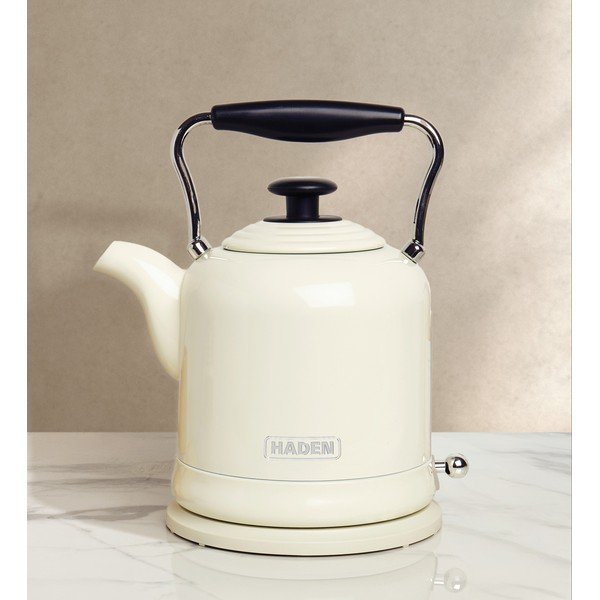 Kreemikas roostevabast terasest veekeetja 1,5 l Highclere - Haden-image-1