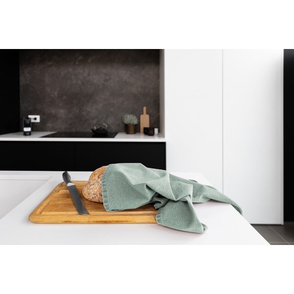 Komplekt 3 rohelist puuvillast köögirätikut, 70 x 50 cm - Tiseco Home Studio-image-1