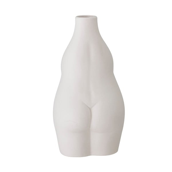 Valge keraamiline vaas, kõrgus 18 cm Elora - Bloomingville-image-3