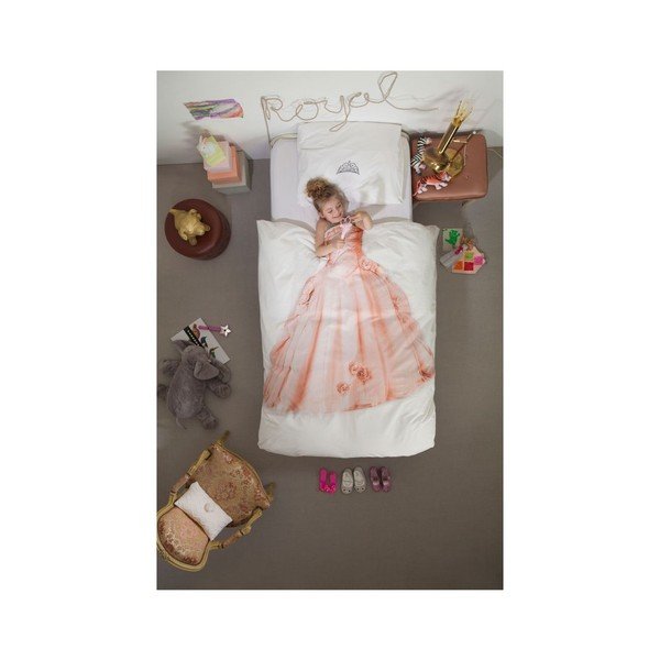 Bavlněné povlečení na jednolůžko Snurk Princess, 140 x 200 cm-image-1