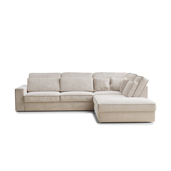 Kreemikas šenill-nurgadiivan (parempoolne/L-kujuline) Kirou - Maison de Rêve