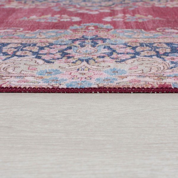 Punane pestav ümmargune vaip ø 180 cm FOLD Colby - Flair Rugs-image-4