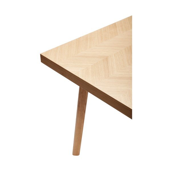 Tammepuidust söögilaud 100x200 cm Herringbone - Hübsch-image-3