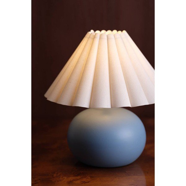 Valge/sinine keraamiline laualamp (kõrgus 34 cm) Crasso - Jotex-image-1