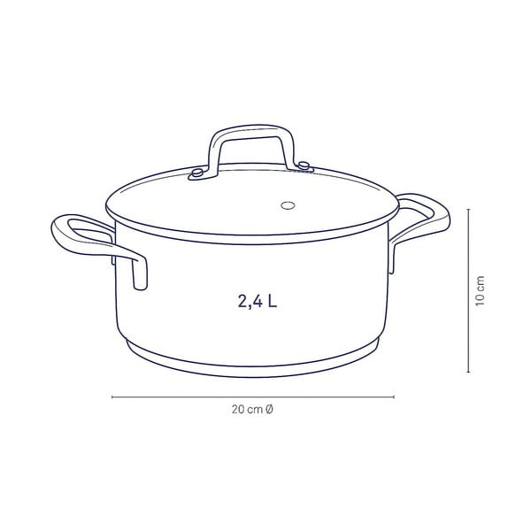 Roostevabast terasest kaanega pott, ø 20 cm Flavoria - Kela-image-4