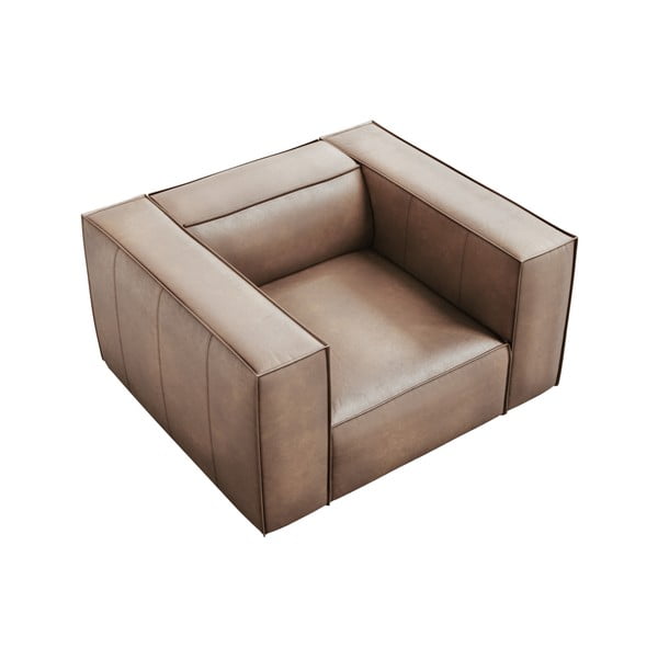 Helepruun nahast tugitool Madame - Windsor & Co Sofas-image-3