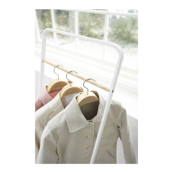 Valge riietehoidja Tower - YAMAZAKI-image-3