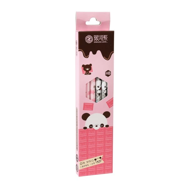 12 Panda pliiatsi komplekt - Rex London-image-2