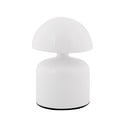 Valge dimmerdatav LED lauavalgusti metallist varjuga (kõrgus 14 cm) Impetu - Leitmotiv