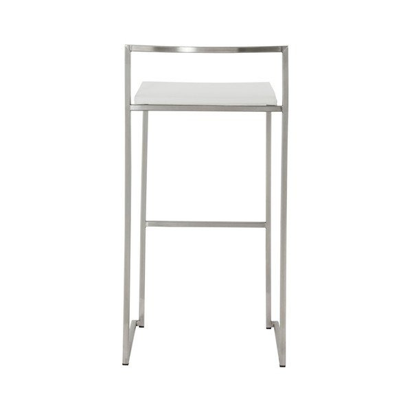 Barová židle s bílým sedákem Kokoon Meto, výška sedu 74 cm-image-1