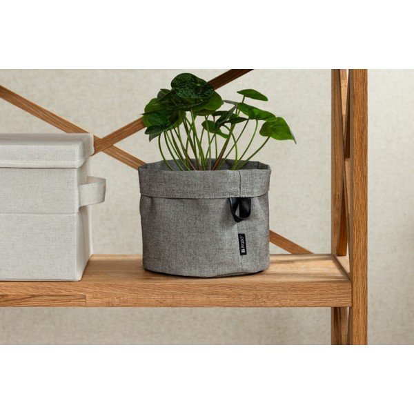 Tekstiilist korv ø 20x20 cm Soft Storage Round - Bigso-image-1