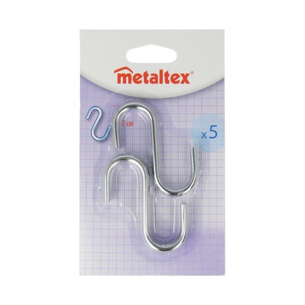 Sada 5 kovových háčků Metaltex Hooks-image-1