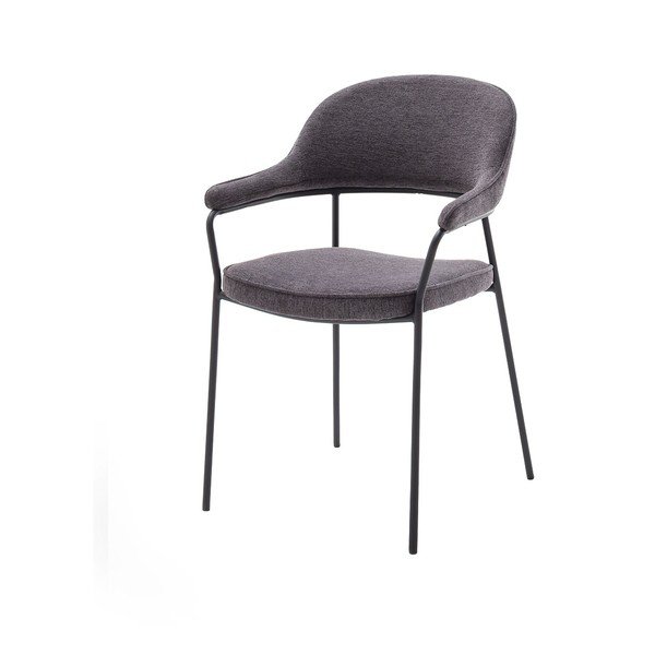 Tumehall söögitool käetugedega Kindersley - Unique Furniture