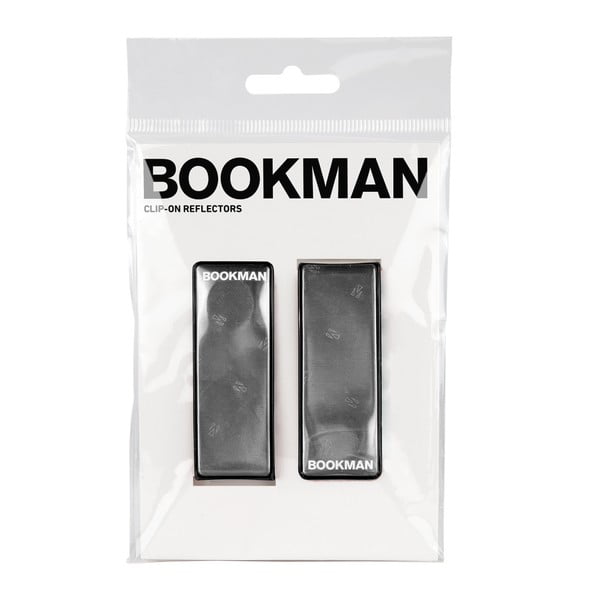 Černá magnetická připínací odrazka Bookman