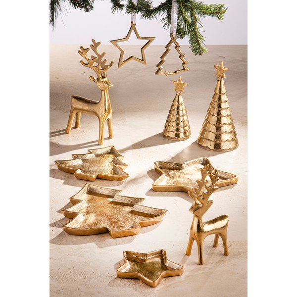 Metallist jõulukujuke (kõrgus 11 cm) Noelle Reindeer - Ladelle-image-4