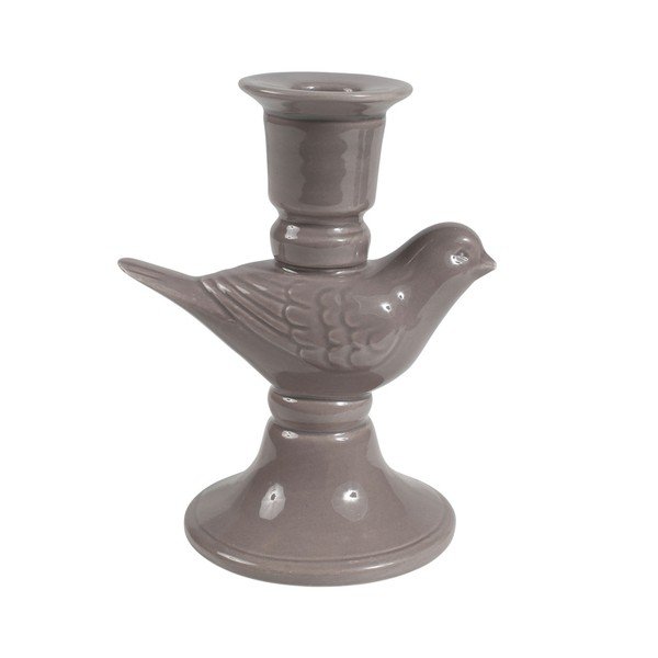 Svícen Côté Table  Olseau Grey, 13,8 cm