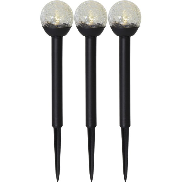 3 päikesepaneeli LED-tulede komplekt, kõrgus 23 cm Roma - Star Trading