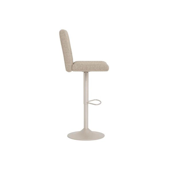 Beežid polsterdatud baaritoolid (2 tk komplektis), reguleeritava kõrguse/pöördega (istme kõrgus 62 cm) Sylvia - Actona-image-3