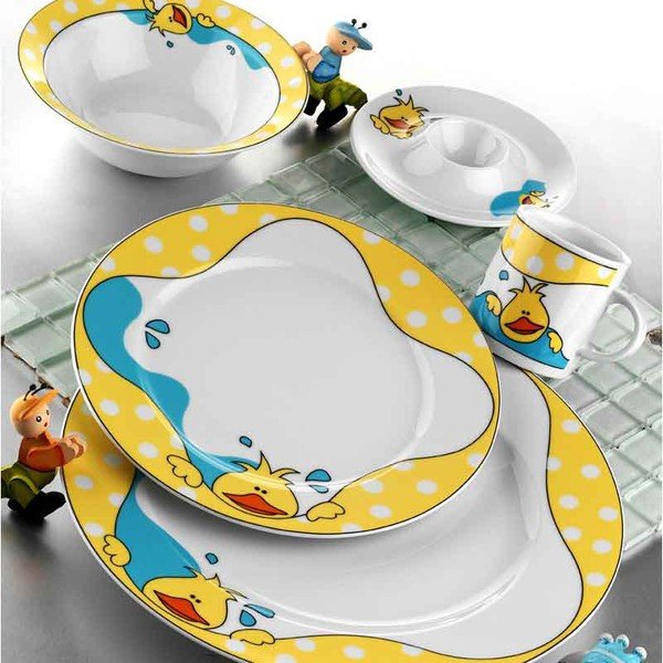 Dětská jídelní sada Kačenka, 5 ks