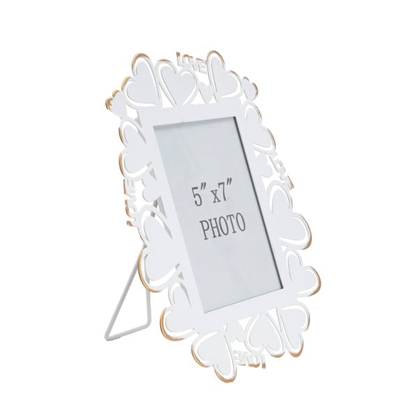 Valge metallist pildiraam , 25 x 27,7 cm - Mauro Ferretti-image-2