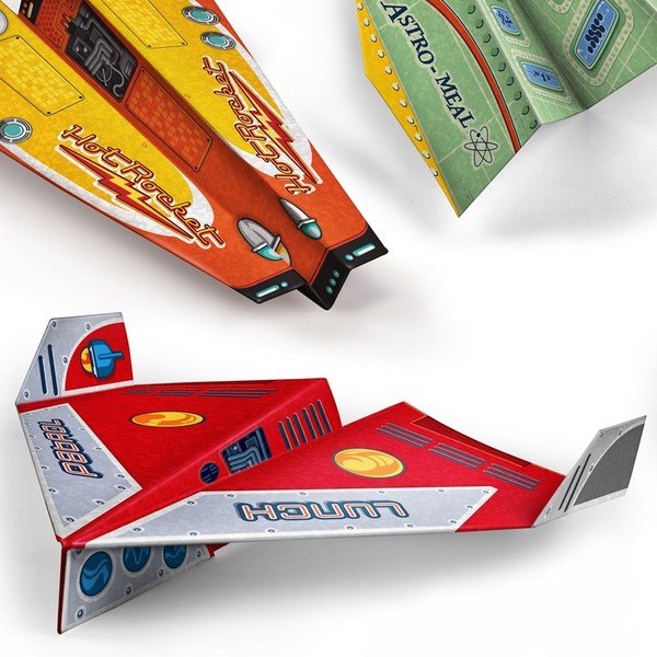 Papírové dětské skládací prostírání Airplane Food-image-1