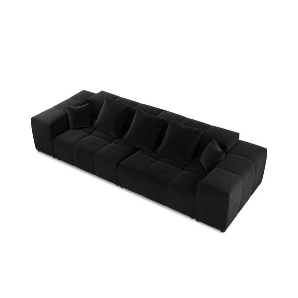 Must sametne diivan 320 cm Rome Velvet - Cosmopolitan Design-image-4