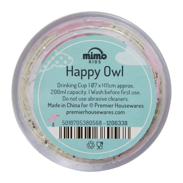 Dětská sklenice Premier Housewares Happy Owl, 200 ml-image-1