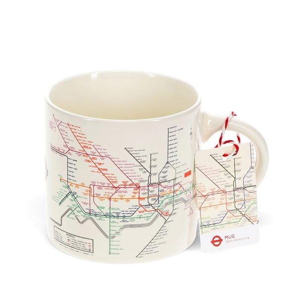 Beež kruus 350 ml Heritage Tube Map - Rex London-image-2