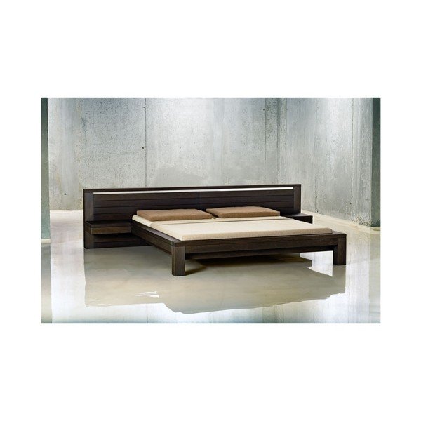 Postel z masivního dubového dřeva Javorina Next, 180 x 200 cm-image-1