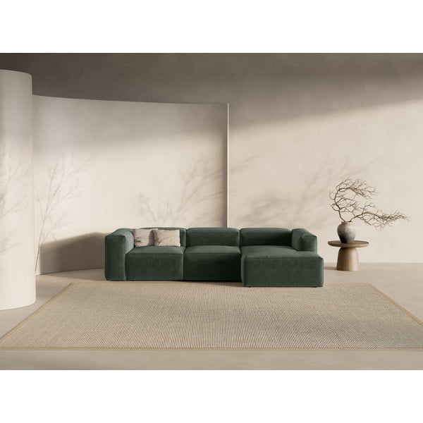  Roheline nurgadiivan (parem nurk/lamamisosaga) Bergamo – Cosmopolitan Design-image-1