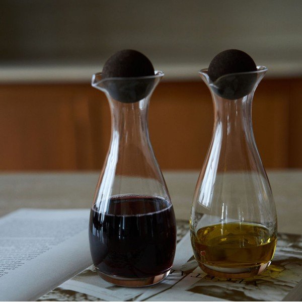 Õli ja äädika pudelid, 2 tk komplektis Nature - Sagaform-image-3
