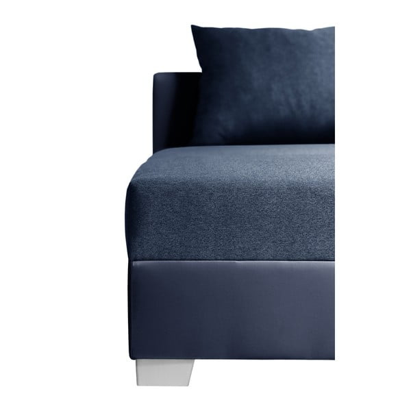 Modrá rohová pohovka s lůžkem na levé straně INTERIEUR DE FAMILLE PARIS Aventure-image-1