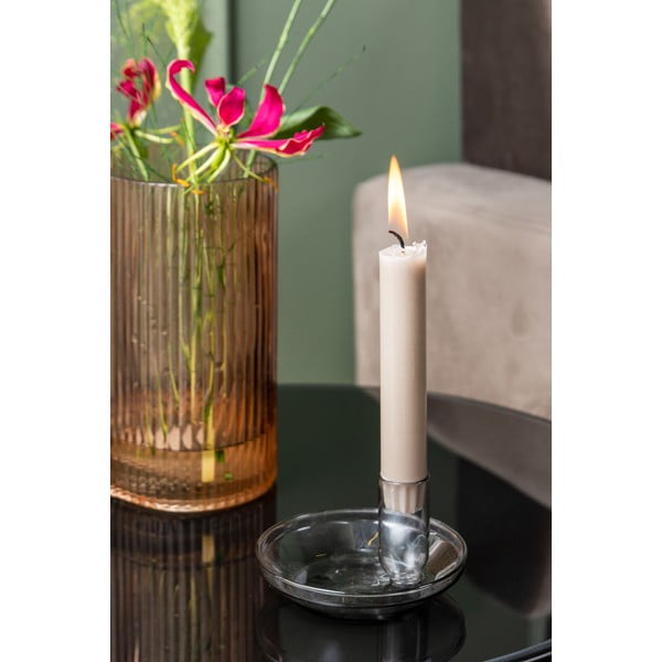 Hall klaasist küünlajalg Tub - PT LIVING-image-1