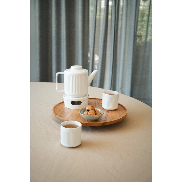 Valge portselanist teekann koos sõelaga 1,2 l Skagen - Bredemeijer-image-1