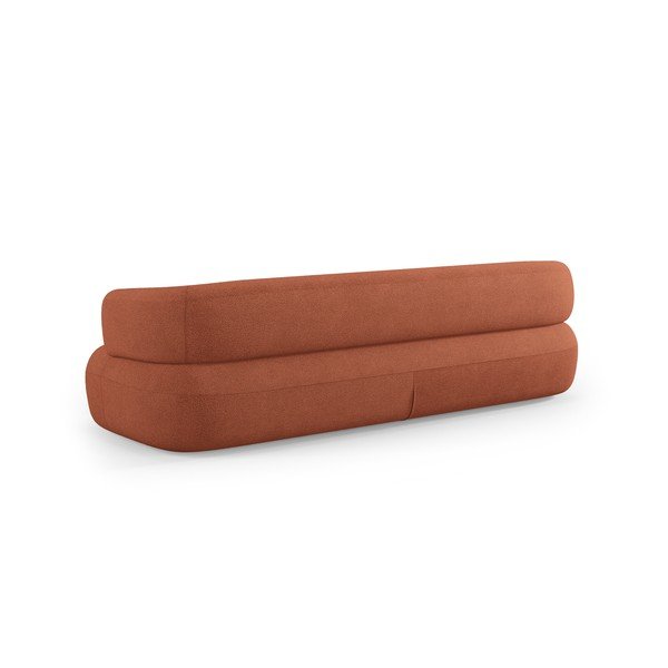 Terrakota bouclé kangast diivan 226 cm Jenny - Micadoni-image-3