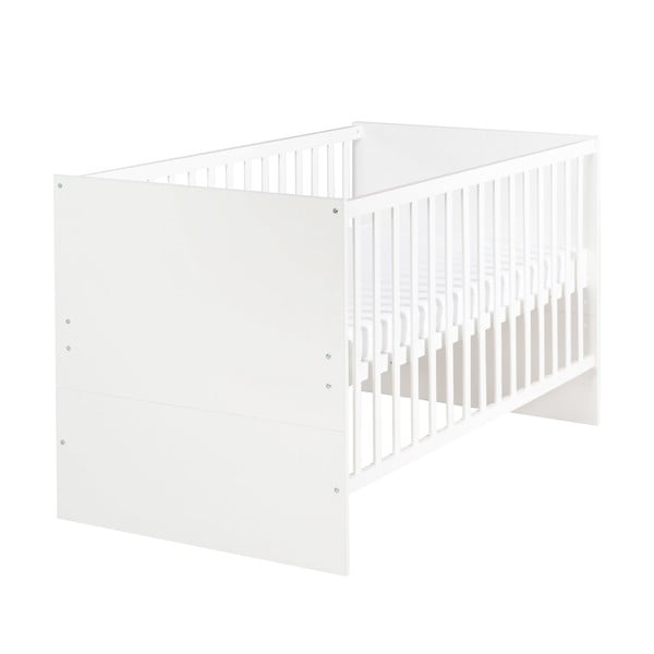 Valge reguleeritava kõrgusega võrevoodi 70x140 cm Anton - Roba