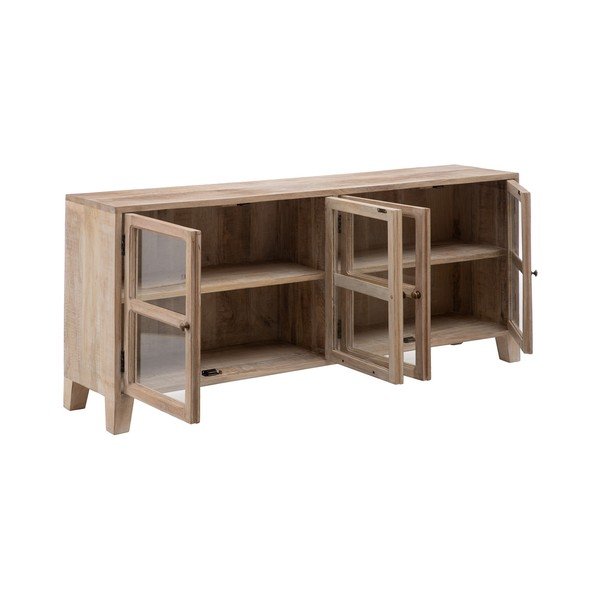 Mangopuidust vitriinkapp 160x71 cm - Ixia-image-2