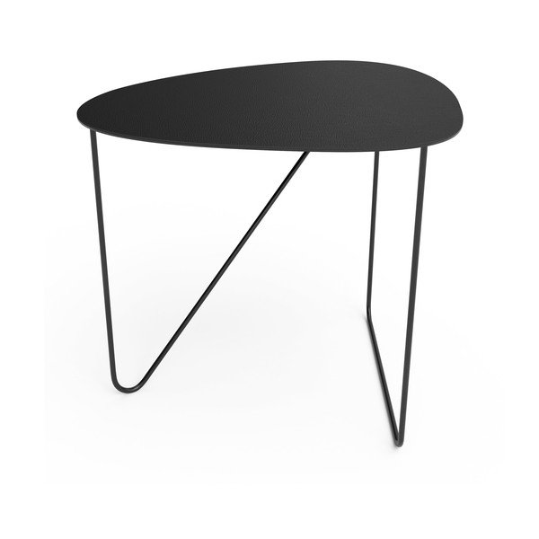Must metallist diivanilaud 44x50 cm Curve L Bull - LIND DNA