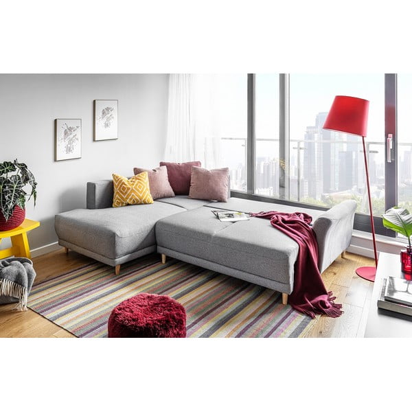 Helehall nurgas diivanvoodi, vasakpoolne nurgas Lovely Annie - Miuform-image-3