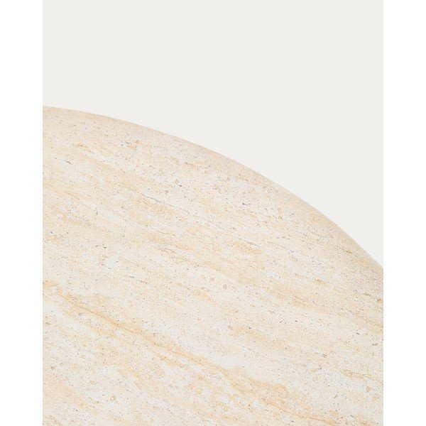Betoonist ümmargune aiakohvilaud ø 90 cm Drasi - Kave Home-image-4