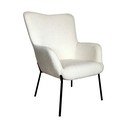 Valge bukleekangast tugitool Glasgow - House Nordic