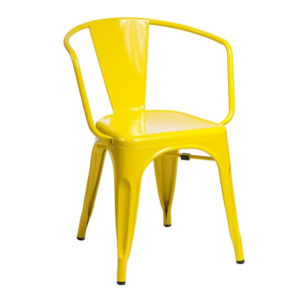 Žlutá židle D2 Paris Arms