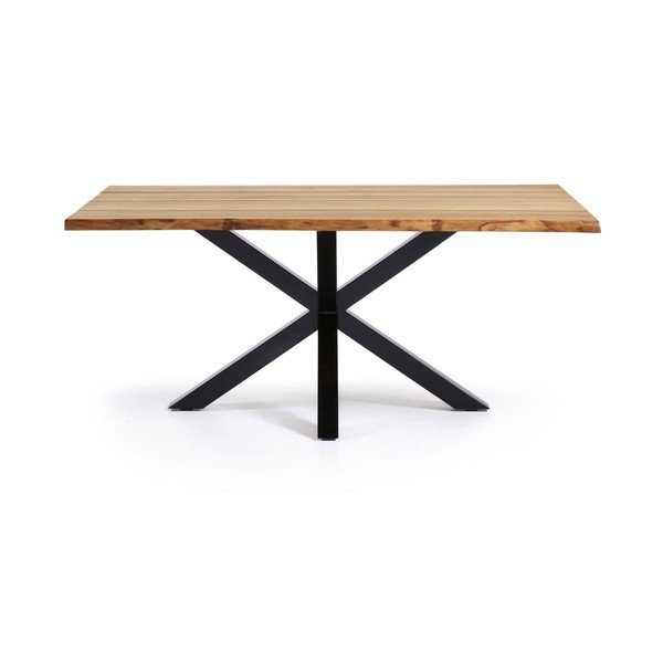 Söögilaud tammepuust pealispinnaga 90x160 cm Argo - Kave Home-image-2